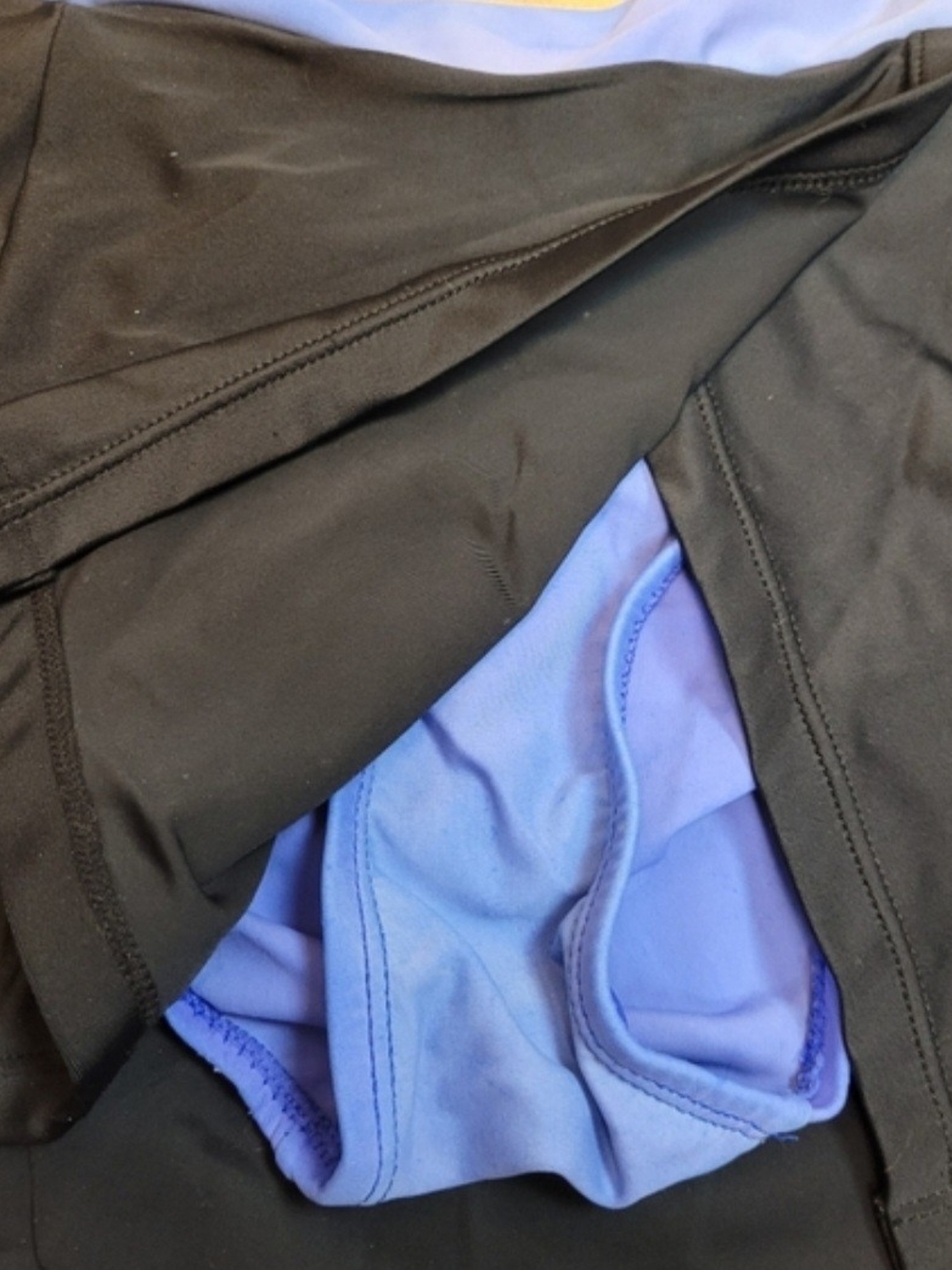 Blue And Black Swim Skirt Small - Picture 4 of 6